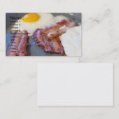 Getrande eieren visitekaartje (Voorkant / Achterkant)