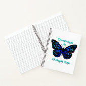 Getransformeerd door 12 eenvoudige stappen, AA, NA Notitieboek (Binnen)