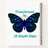 Getransformeerd door 12 eenvoudige stappen, AA, NA Notitieboek (Achterkant)