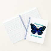 Getransformeerd door 12 eenvoudige stappen, AA, NA Notitieboek (Binnen)