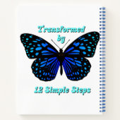 Getransformeerd door 12 eenvoudige stappen, AA, NA Notitieboek (Achterkant)