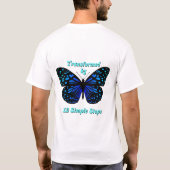 Getransformeerd door 12 eenvoudige stappen, AA, NA T-shirt (Achterkant)