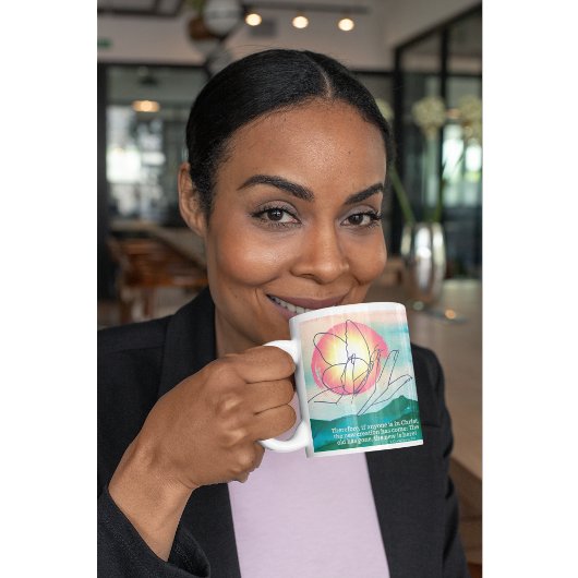 Getransformeerd door Grace The New Creation Christ Koffiemok