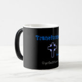 Getransformeerd gotGod316.com Romeinen 12:2 Magische Mok (Voorkant links)