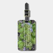 Getransformeerde Romeinen 12:2 Christelijke Bijbel Bagagelabel (Voorkant verticaal)