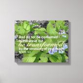 Getransformeerde Romeinen 12:2 Christelijke Bijbel Canvas Afdruk (Voorkant)