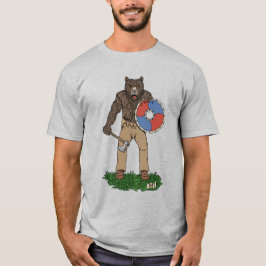 Getransformeerde Viking Berserker of Weerbeer T-shirt