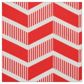 Getrapte Chevrons - Rood Stof (Swatch)
