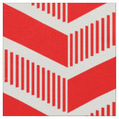 Getrapte Chevrons - Rood Stof (Close Up)