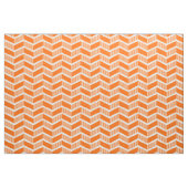 Getrapte Chevrons - Sinaasappel Stof (Yard (91,4 cm))
