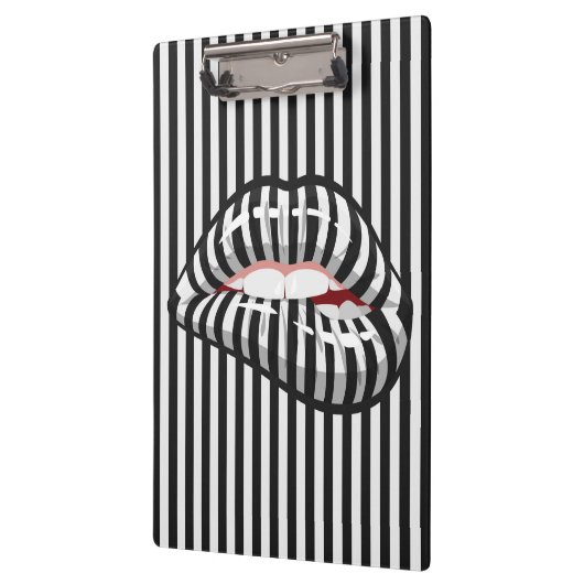 Getrapte Lips Klembord (Links)