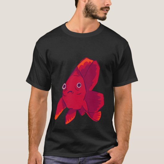 Getraumatiseerde vis t-shirt (Voorkant)
