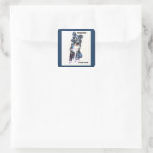 getrimde hondennagels Classic Ronde Stickers (Tas)