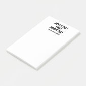 Getroffen niet verslaafd...Patiënten niet verslaaf Post-it® Notes (Schuin)