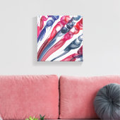 getrokken bellenplezier / origineel / canvas afdruk (Insitu (Woonkamer))