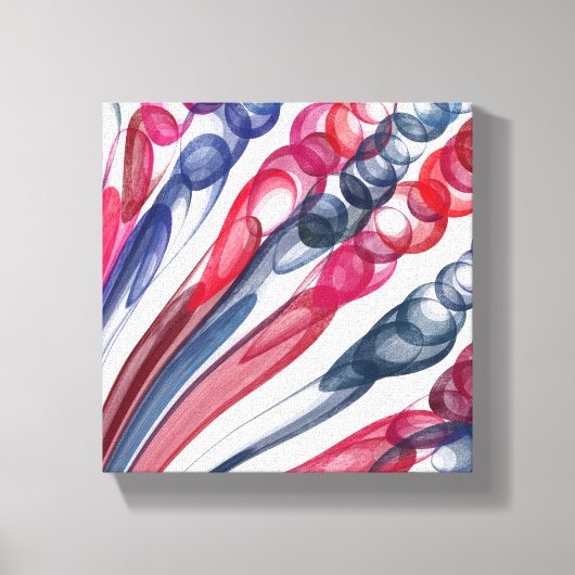 getrokken bellenplezier / origineel / canvas afdruk (Voorkant)