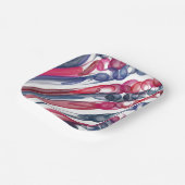 getrokken bellenplezier / origineel / papieren bordje (Gebogen)