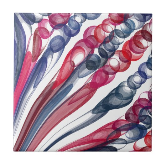 getrokken bellenplezier / origineel / tegeltje (Voorkant)