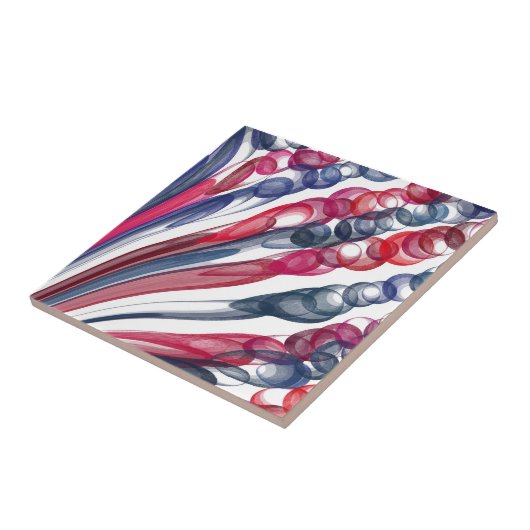 getrokken bellenplezier / origineel / tegeltje (Zijkant)