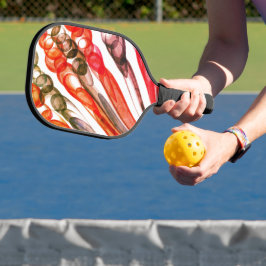 Getrokken bellenpret / 1974 / pickleball paddle