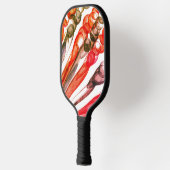 Getrokken bellenpret / 1974 / pickleball paddle (Links)