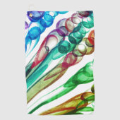 getrokken bellenpret / Greenleaf / Golfhanddoek (Voorkant)