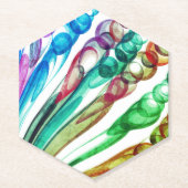 getrokken bellenpret / Greenleaf / Kartonnen Onderzetters (Voorkant)