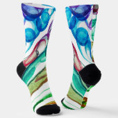 getrokken bellenpret / Greenleaf / Sokken (Gebogen)