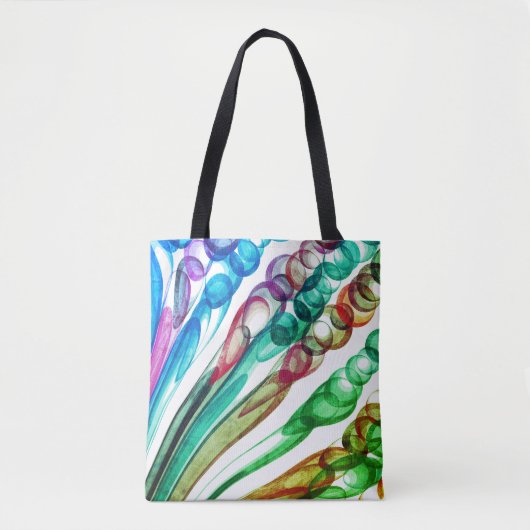 getrokken bellenpret / Greenleaf / Tote Bag (Voorkant)