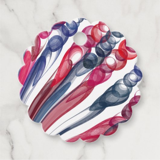 Getrokken Bubbel Fun / Origineel / Bedankjes Labels (Voorkant)