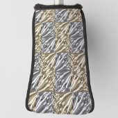 Getrokken Bubbel Pret / Zwart & Wit / Sepia / Golfheadcover (Draai 90)