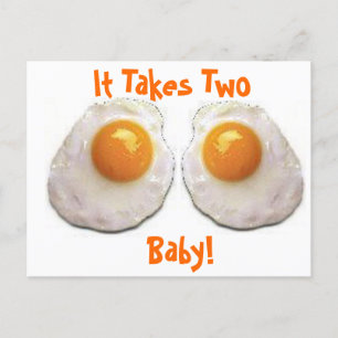 Getrokken eieren briefkaart