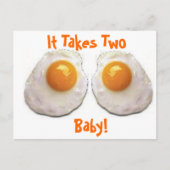 Getrokken eieren briefkaart (Voorkant)