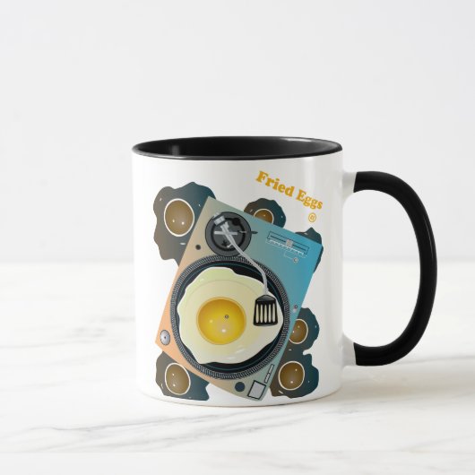 Getrokken eieren mok (Rechts)