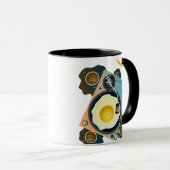 Getrokken eieren mok (Voorkant rechts)