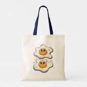 Getrokken eieren tote bag (Achterkant)