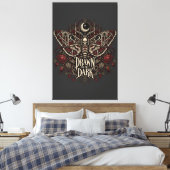 Getrokken in Duisternis Canvas Afdruk (Insitu (Slaapkamer))