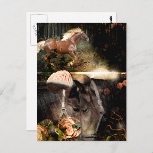 Getrokken in God's Love Briefkaart (Voorkant / Achterkant)