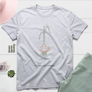 Getrokken, Niet Geplukt | Knoflook Oogst Botanisch Tri-Blend Shirt