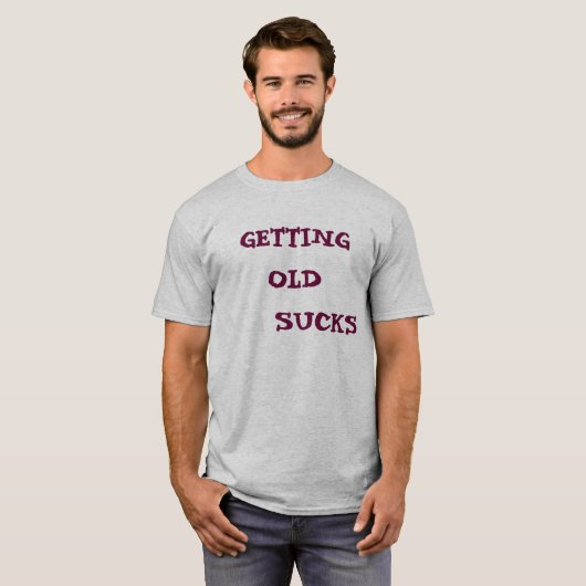 GETROKKEN     OLDSUCKS T-SHIRT (Voorkant volledig)