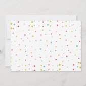 Getrokken Oproep Alle Party Dieren Safari Verjaard Kaart (Achterkant)