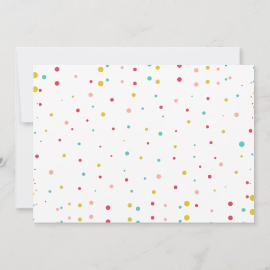 Getrokken Oproep Alle Party Dieren Safari Verjaard Kaart (Achterkant)