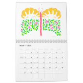 Getrokken vlinders 2026 Kalender (Mar 2026)