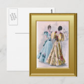 Getrokken voor een bal briefkaart (Voorkant / Achterkant)