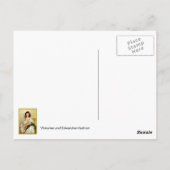 Getrokken voor een bal briefkaart (Achterkant)