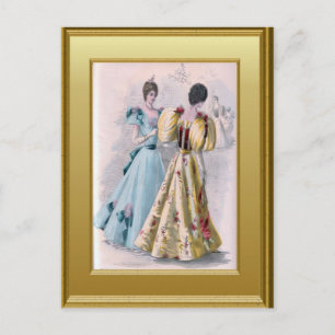 Getrokken voor een bal briefkaart