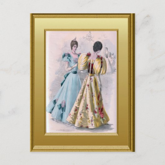 Getrokken voor een bal briefkaart (Voorkant)