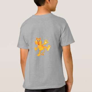 Getrokken witte tijger t-shirt