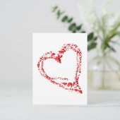 getropftes Herz Briefkaart (Staand voorkant)