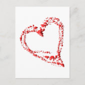 getropftes Herz Briefkaart (Voorkant)